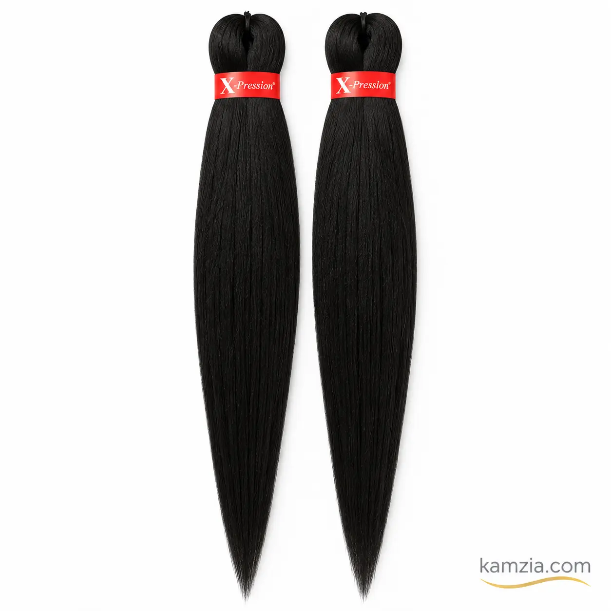 X-Pression Ultra Braid – Mèches Pré-étirées Noir Naturel #1B